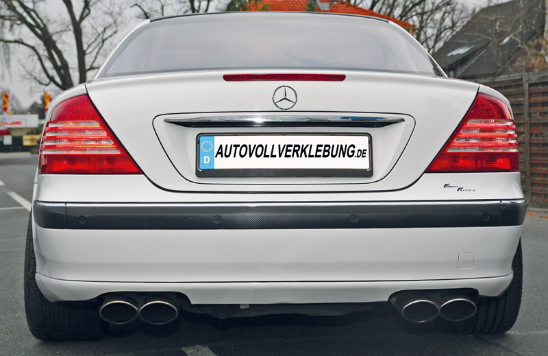 Mercedes 500 Fahrzeugvollverklebung