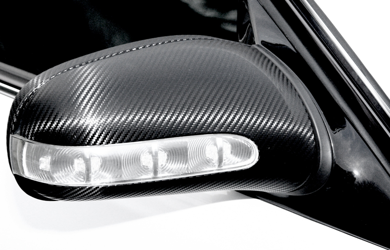 Mercedes 500 Spiegel folierung